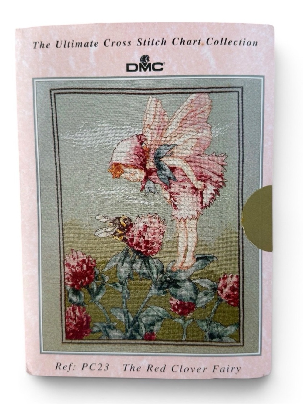 DMC Red Clover Fairy Counted Cross Stitch Pattern Chart Cicely Mary Barker PC23
